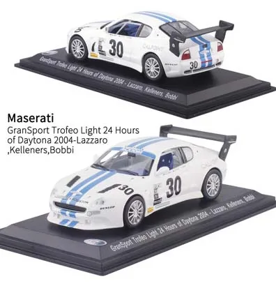 1:43 Масштаб Италия Maseratis гоночный автомобиль литая под давлением модель автомобиля игрушка старинный Спорт мышцы для детей игрушки подарки с коробкой - Цвет: 24