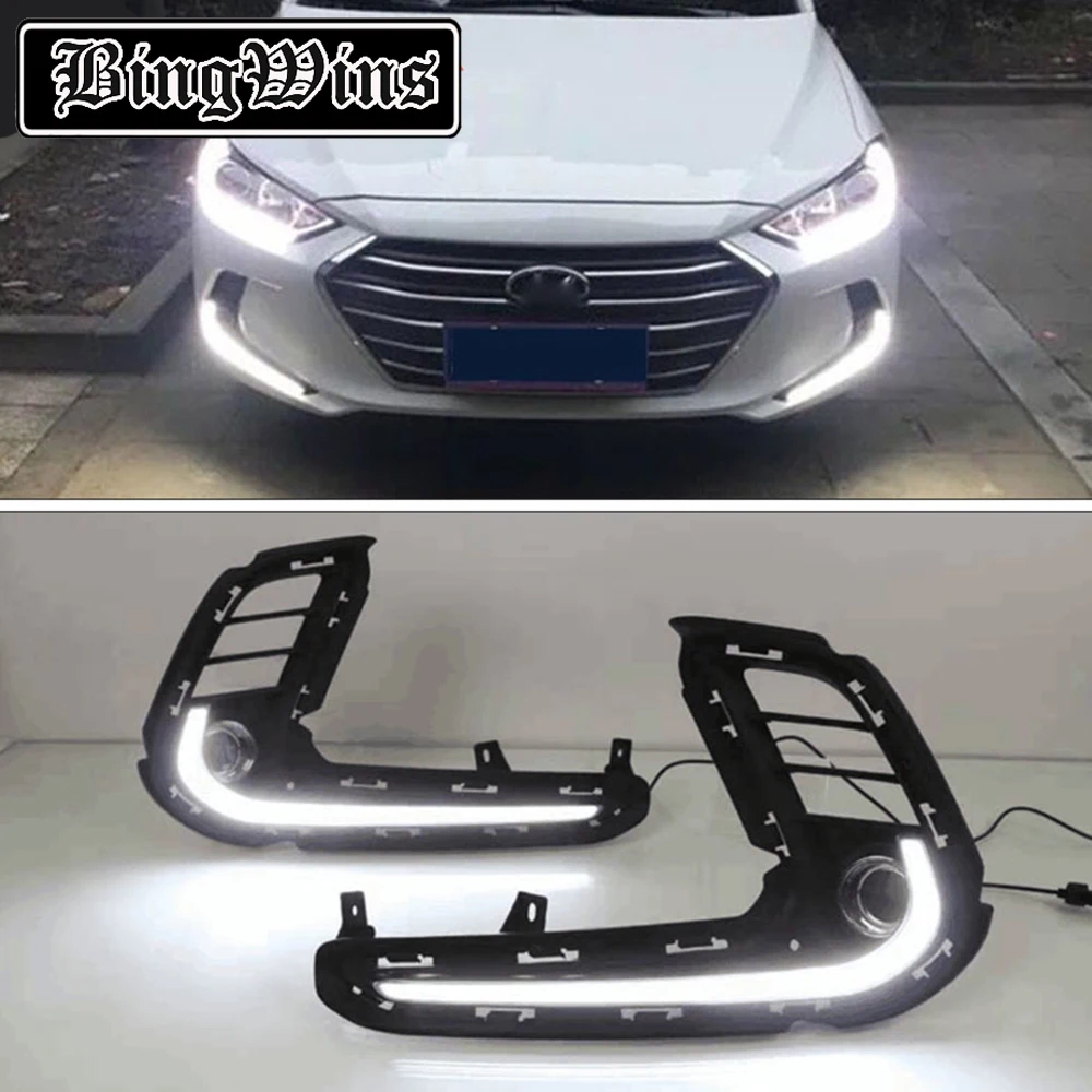 Car styling for Led Daytime Running Lights for Hyundai Elantra 2016