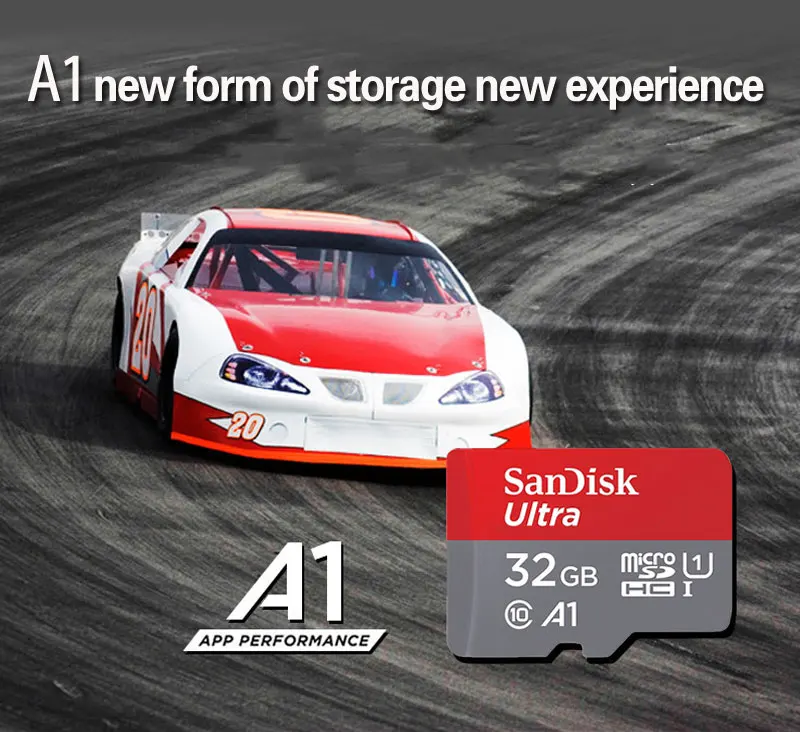 SanDisk 32 GB MicroSD 16 GB карта памяти 64 GB 128 GB TF карты U1 A1 Class10 UHS-I 200 GB 256 GB SDHC SDXC карт для смартфонов 100 МБ/с