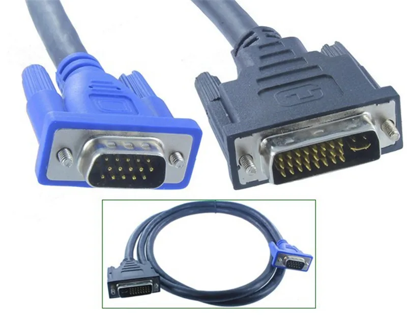 

DVI-I(24+5) Male to VGA Male Video Monitor Cable 1.8m