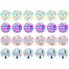 24 шт./компл. Акварельная слизь наклейка Топпер круглый 36 мм корейский Precut украшения стикер s стол органайзер школьные принадлежности