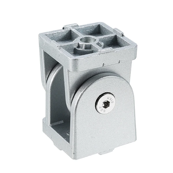 

Zinc Alloy Industrial Adjustable Hinge Angle Connector 180 Degree Rotation for 4040 Aluminum Profile