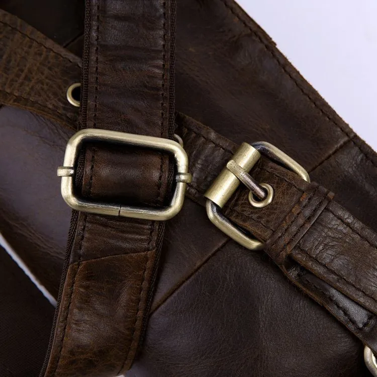 Винтажная Высококачественная коричневая натуральная коровья кожа поясная сумка для мужчин поясная сумка из воловьей кожи для кошелька и мобильного телефона сумка M3014