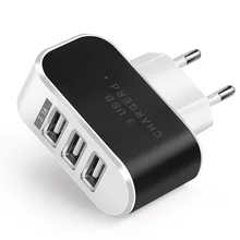 Fast USB Charger 3 Ports 5V2A Travel USB Wall Power Adapter EU US Charger Charging For iPhone Xiaomi Samsung HTC Micro usb cable meizu mu11 36w dual usb ports fast charging travel charger