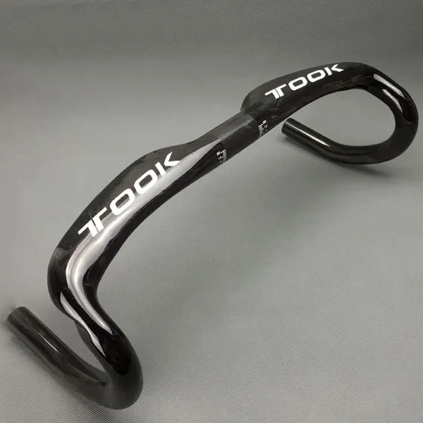 

UD finish Glossy newest brand TOOK high quality full carbon fiber road handlebar bent bar internal routing 31.8 x 400/420/440mm