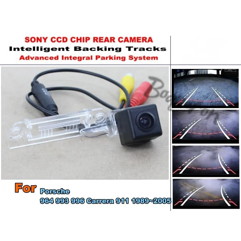 Per Porsche 964 993 996 Carrera 911 963 Turbo Gt2 Gt3 Traiettoria Dinamica Intelligente Vista Posteriore Backup Inverso Traccia Telecamera