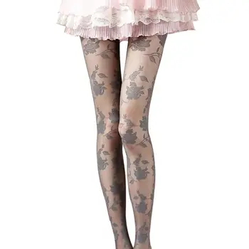 

Jan 27 Spring Summer Rose Sexy Fashion Women Girls Sheer Footed Tights Pantyhose