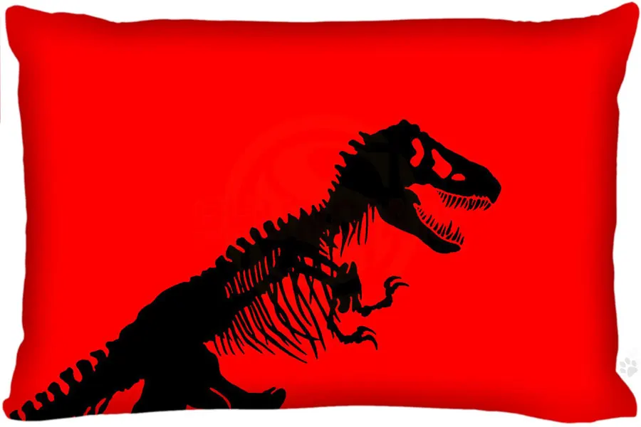 Pillowcase Заказная Прямоугольная подушка для парка Юрского периода размер 45x35 см(с одной стороны) Принт по индивидуальному заказу с молнией полиэстер хлопок наволочка больше размера - Цвет: Pillowcase