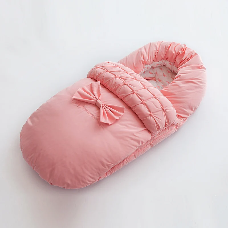 Детский спальный мешок, зимний конверт для новорожденных, конверт с экстрактом для разгрузки, теплый спальный мешок, хлопковое детское одеяло в детской корзине