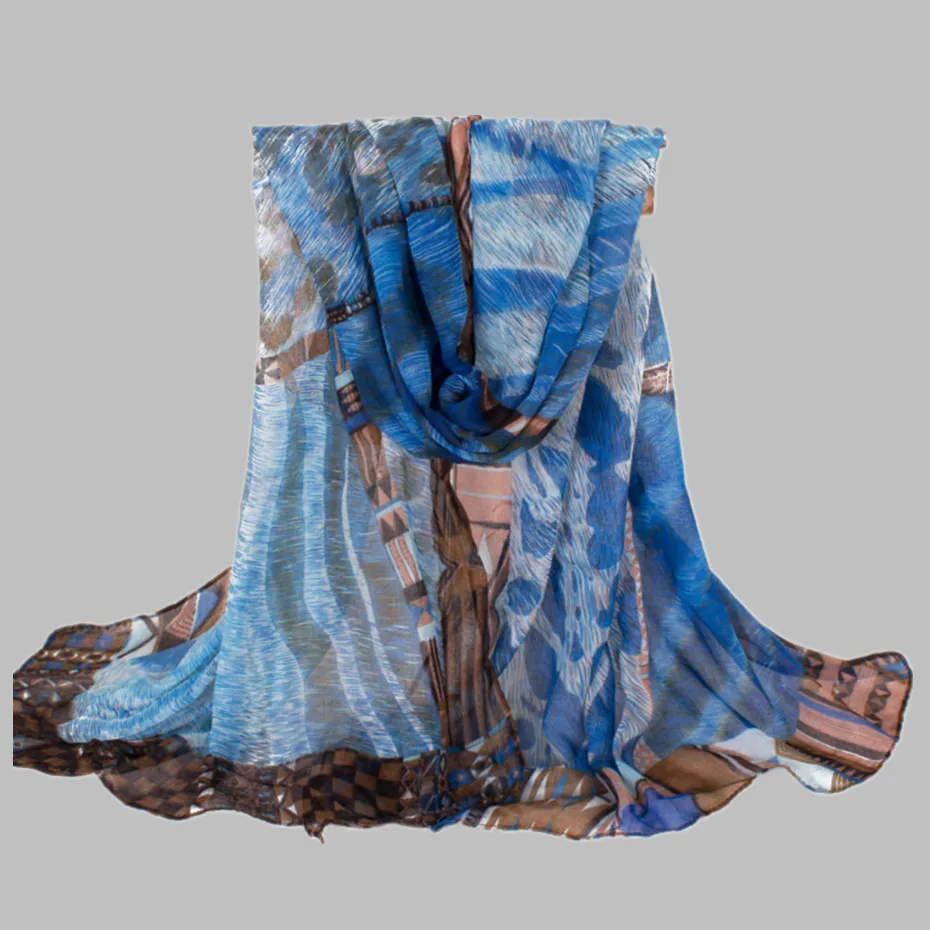 

Colorful Leopard Print Purple Blue Scarf for Women's Oversized Winter Warm Fall Ladies Scarves Size:180*80cm