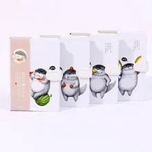 Милые каваи фрукты выдра магнитная пряжка блокнот креативный Корея a5 дневник filofax тетрадь блокнот канцелярские принадлежности