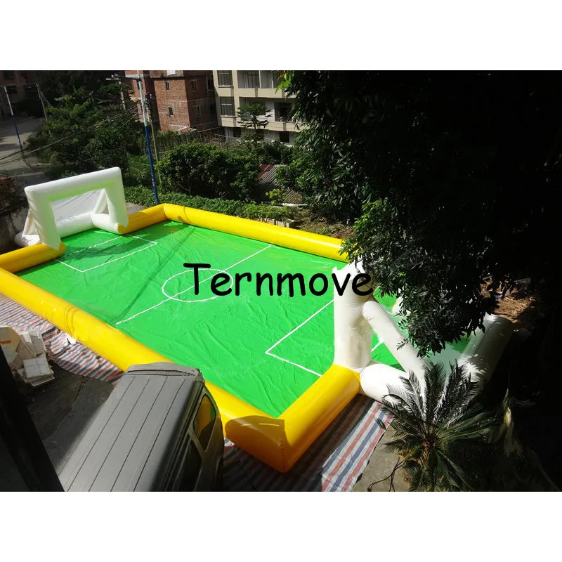 Inflatable Sports Soccer Arena Inflatable Football Pitch For Park