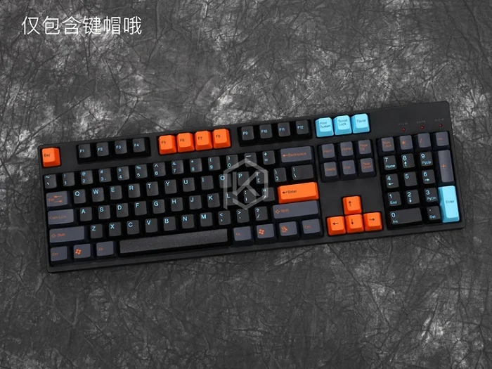 Taihao abs double shot keycaps для diy игровой механической клавиатуры Цвет верхнего пистолета dz гидро биохимия излучения - Цвет: Taihao 104 BBO