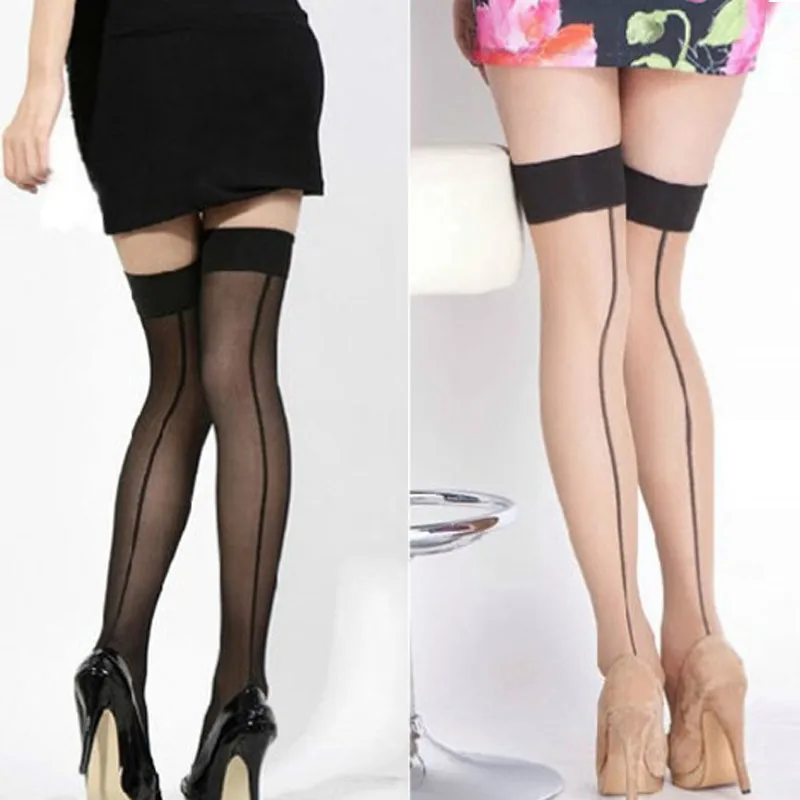 

Droppshiping Summer Women Thigh High Stocking Over The knee Socks Sexy Hosiery Stay Up Stockings BFJ55