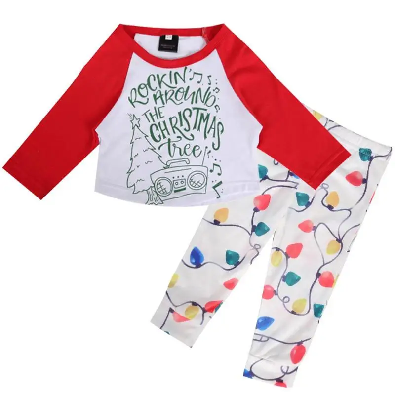 

2pcs Newborn Baby Clothes Set Casual Letter Print Long Sleeve T-shirt Pants