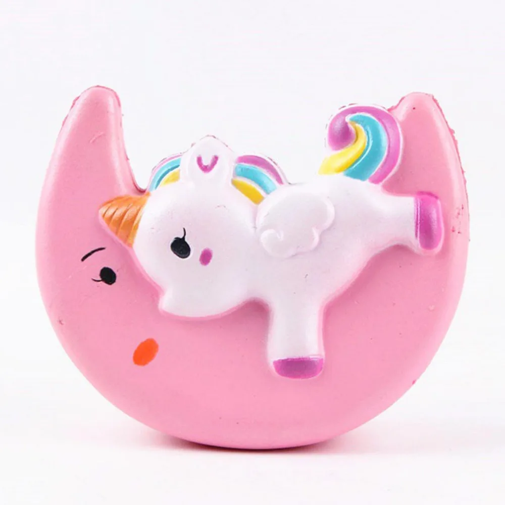 

Squeeze Toys Christmas gift 1 pcs Stress Relief slow rebound toys moon vent toys decompression funny Elastic Environmentally PU