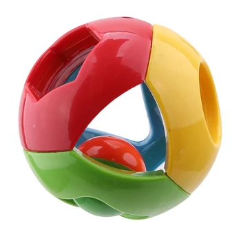 

Lovely Hand Shake Bell Funny Baby Rattles Plastic Music Novelty Ring Early Learning Educational Toys Rattles Toys Baby