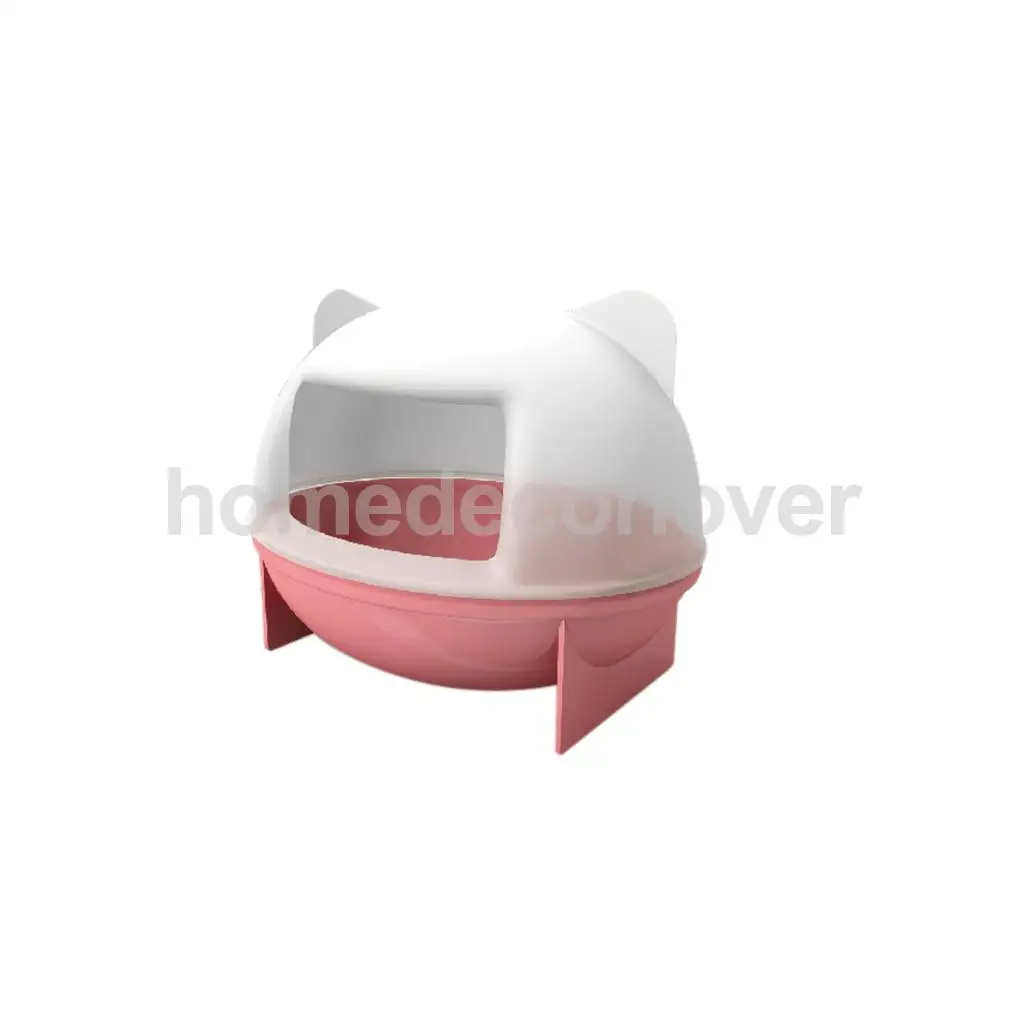 Мышь Хомяк Gerbille Pet Ванная комната Ванна клетка игрушечный хомяк туалет 3 цвета - Цвет: Pink