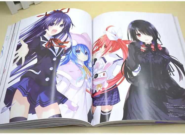 Download Anime Date A Live Art Book Yatogami Tohka Yoshino Kurumi Izayoi For iPhone Get Wallpaper Anime Date A Live Art Book Yatogami Tohka Yoshino Kurumi Izayoi For iPhone