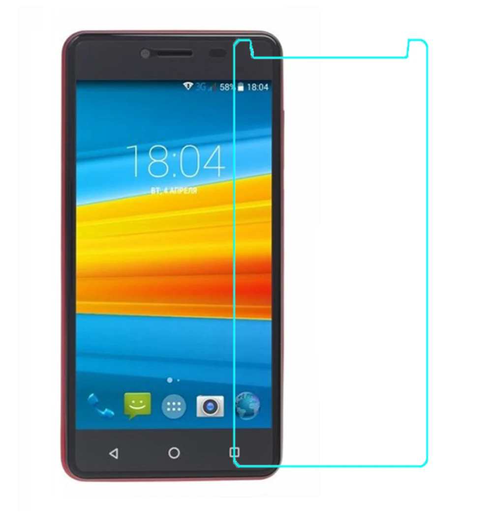

2.5D 0.26mm Ultra Thin Tempered Glass For DEXP Ixion M850 MS650 M750 Toughened Screen Protector Film Protective Screen Case