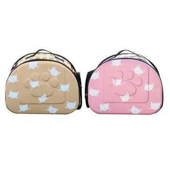 

EVA Pure Color Pet Carrier Bag Portable Outdoor Solid Color Cat Foldable Dog Travel Pets Bag Puppy Carrying Shoulder Bags