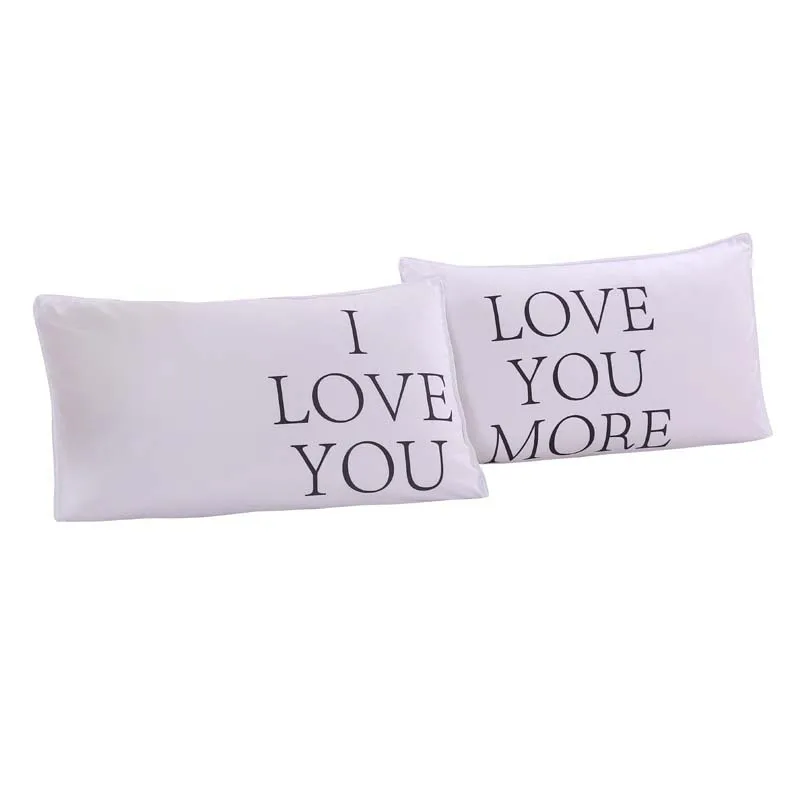 Новинка, прямоугольная декоративная подушка для влюбленных пар, чехол с рисунком милой, чехол для подушки для дома