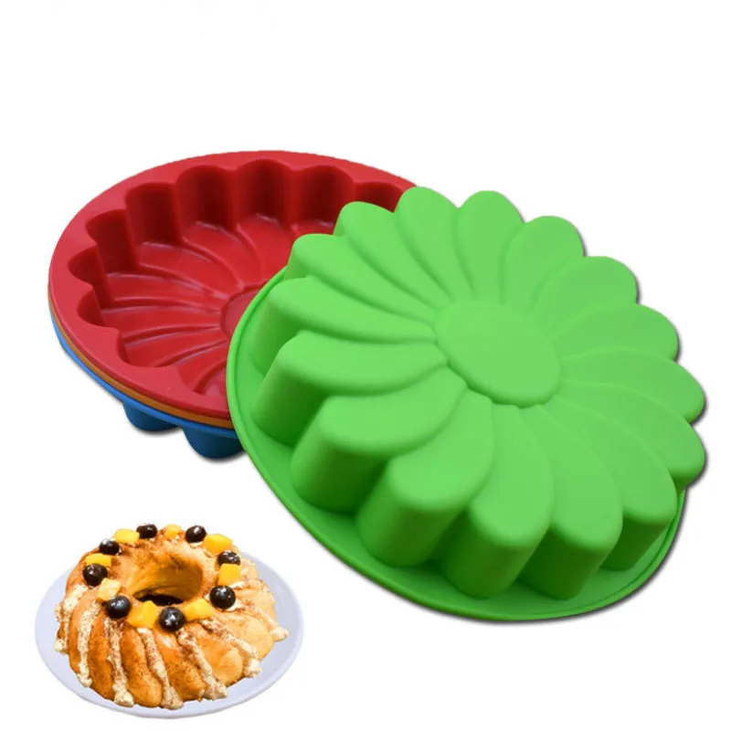 

Large Round Silicone Cake Plate Birthday Cake Chifeng Mouse Oven Mould Baking Large Baking Plate DIY Cake Tools