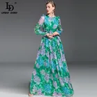 Save 24.15 on High Quality 2017 Summer Runway Maxi Dress Women's Long Sleeve Floor Length Boho Beach Party Floral Printed Casual Long Dress