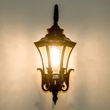 Винтажный уличный водонепроницаемый светодиодный настенный светильник, настенный светильник для двора, настенный светильник для двери, коридора, парка, отеля, сада, лофт, настенный светильник