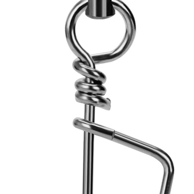 Bearing Swivel Fishing Connector Rolling Coastlock Snap Ball Stainless steel Rotatable Accessories Tool Catching