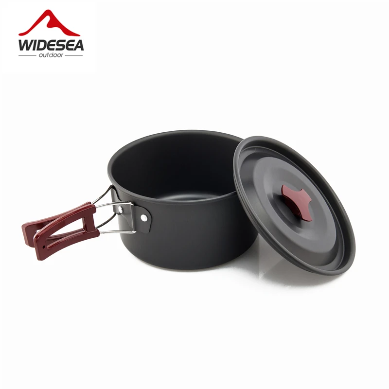 Widesea 2-3 التخييم أدوات المائدة مجموعة الرحلة السفر أدوات المائدة في الهواء الطلق المطبخ طقم أواني الطبخ التخييم تجهيزات المطابخ المشي utenils الس...