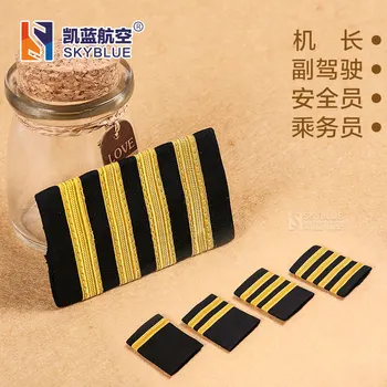 

Basic Style Epaulette Shoulder-Straps Epaulet Shoulder Mark for Pilot Shirt Clothes Flight Crew Aviation Lover Best Gift