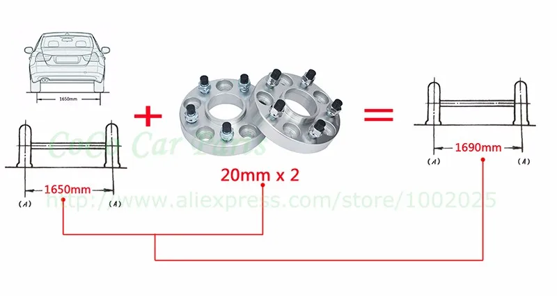 20mm wheel spacers