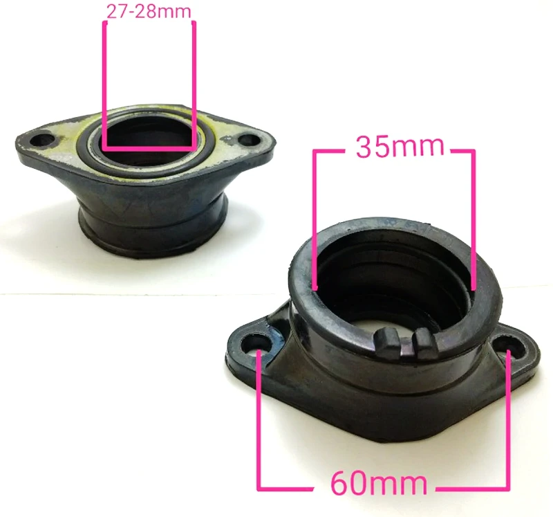 Ba30DEllylelly Collecteur de Joint de Tuyau d/'interface d/'admission de carburateur de Moto Gn125 pour Suzuki 125Cc GN 125 pièces de Rechange de Moteur