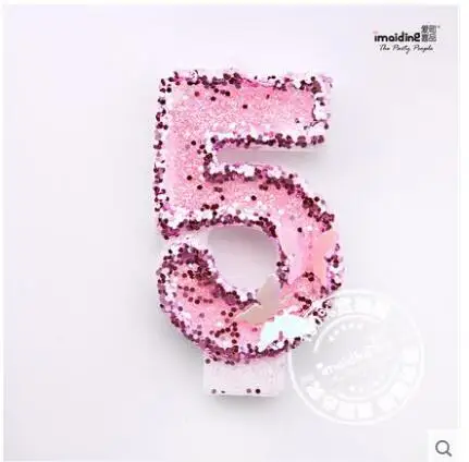 

Butterfly Fairy Candle Child Party Birthday Party Cake Digital Age Smoke-Free Fashion Home Decor