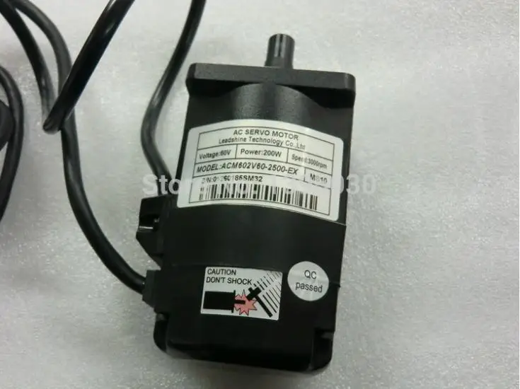 1 шт. ACM602V36 01 2500 200 Вт Серводвигатель 36 80VDC 8.4A 25A для серводвигателя ACS806 бесщеточный
