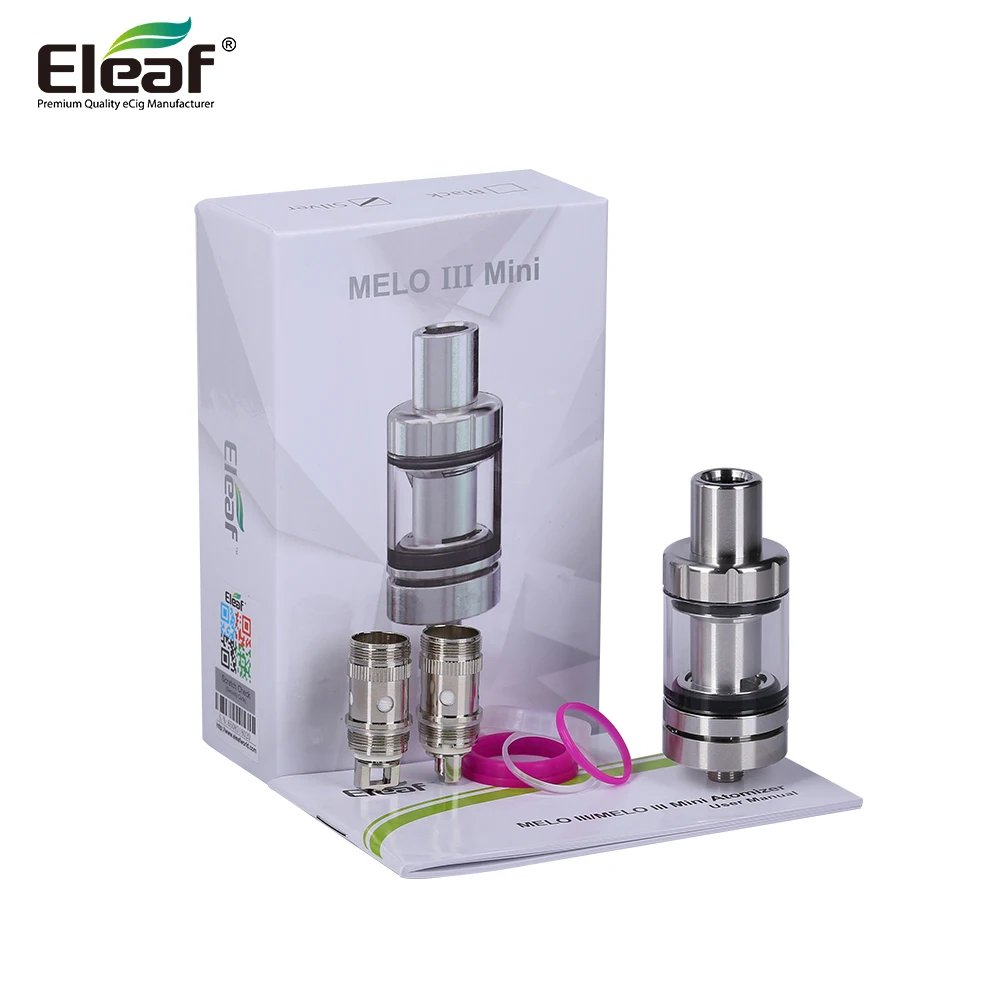 

Original Eleaf Melo 3 Atomizer 4ml tank 2ml perfect for iStick pico electronic cigarette kit Top filling Airflow subohm vape