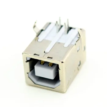 

10pcs USB 2.0 Type B Female Jack 4 Pin 90 Degree PCB DIP Socket Connector