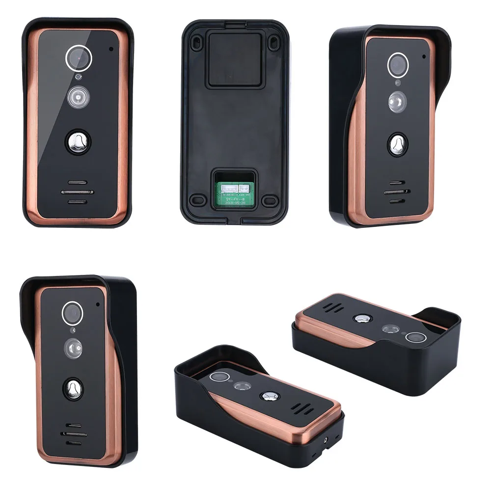 9 дюймов 2 Мониторы проводной Wi Fi видео телефон двери дверные звонки домофон системы с 1000TVL проводной IR-CUT камера