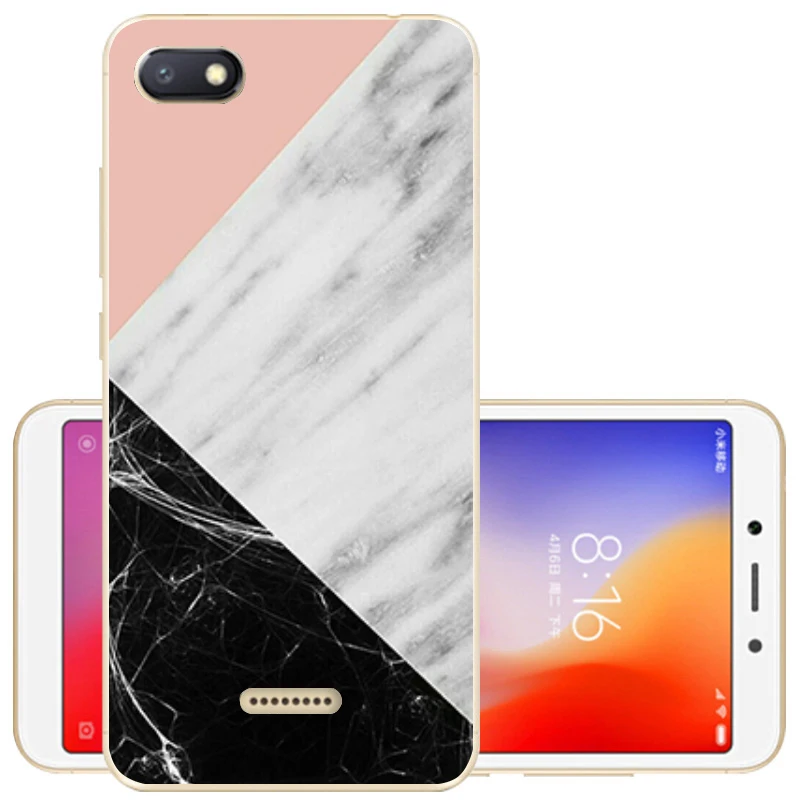 Чехол для Xiaomi Redmi 6A чехол Мягкая силиконовая задняя крышка телефона 6 A Redmi6A Redmi6