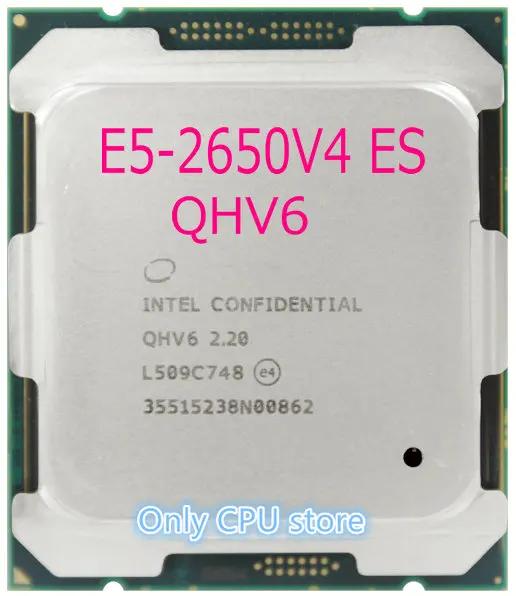 Intel Xeon ES версии QHV6 E5-2650V4 2,20 ГГц 12-жильная возможностью погружения на глубину до 30 м E5 2650V4 FCLGA2011-3 105W