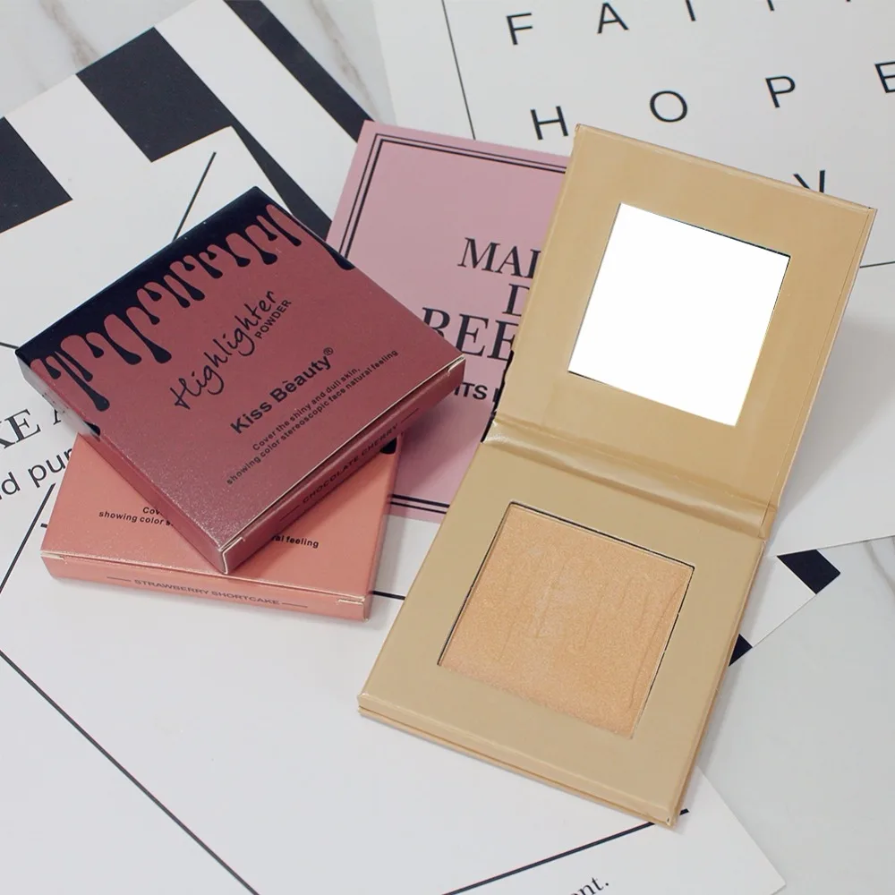 Макияж Highlighter палитра пудры светящийся набор подчеркивание контура бронзатор косметика макияж 6 цветов