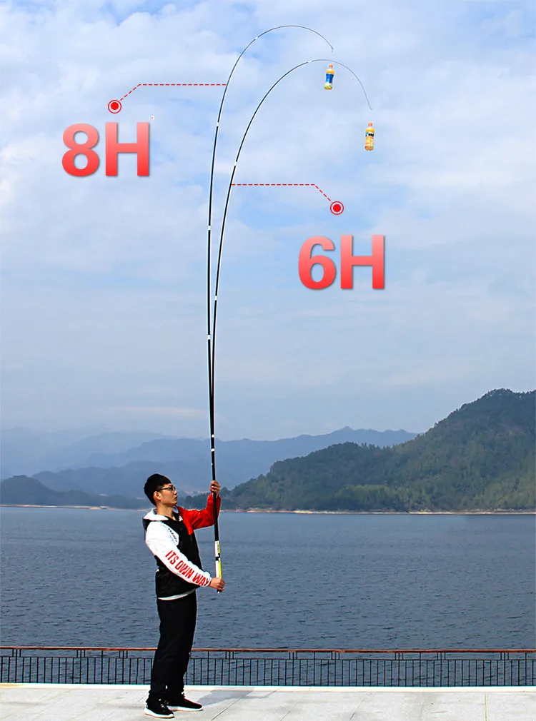 Vara de Pesca Vara de Pesca da Carpa Artes de Pesca Taiwan Carpa - 19 28 Tonalty 6 Super Difícil Mão Olta Preto Pit Peche Canne Pesca 3.6 M-7.2 m da 8 h 3 Taiwan Vara De Pesca Vara De Pesca