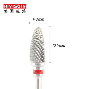 

Cross cut fine (0222.060)- ISO140 -Tungsten Carbide Burs - HIVISOIN Carbide Nail Drill Bit&Dental Burs