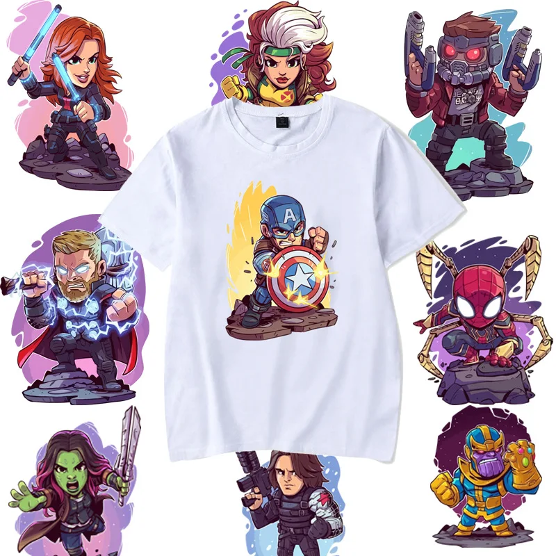 QZHIHE Marvel Avengers 4 футболка с короткими рукавами человек-паук Американский сюрприз