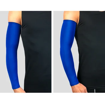 

1Pcs Breathable Quick Dry UV Protection Running Arm Sleeves Basketball Elbow Pad Fitness Armguards Sports Cycling Arm Warmers 20