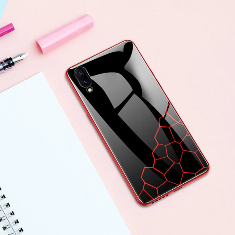 YAGOO Phone Case For iPhone XS MAX XR X 7 Plus 8+Tempered Glass Back Case Cover For Apple iPhone XS Max 6S 7 8 Plus Coque Fundas