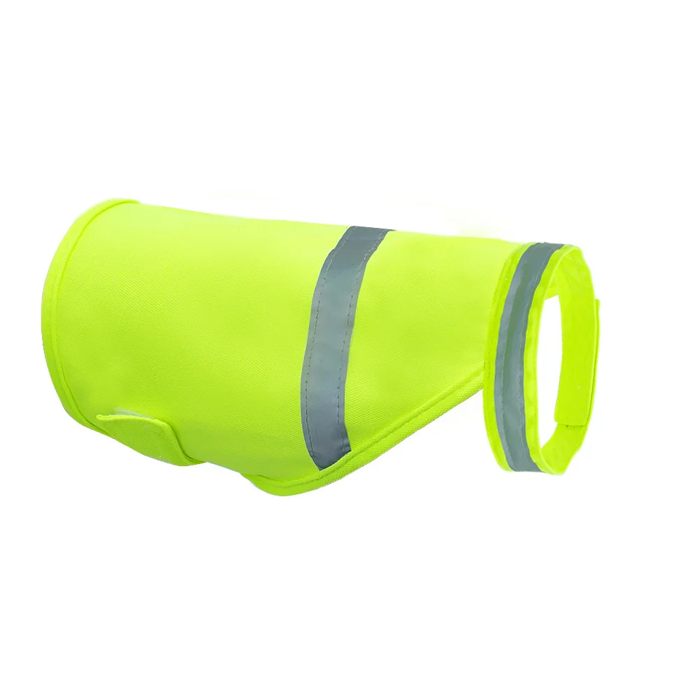 Светоотражающий Жилет для собак, безопасная флуоресцентная Одежда для собак, водонепроницаемая светящаяся одежда для защиты собак от автомобилей и охотничьих аварий, размеры s, m, l - Цвет: Lime Green
