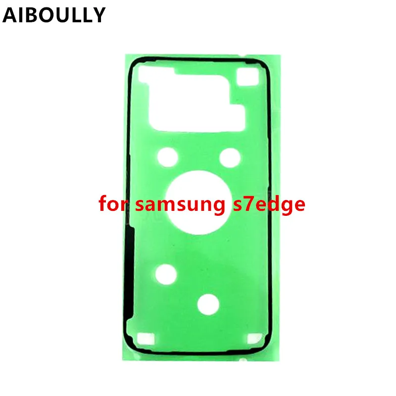 

AIBOULLY Original battery cover sticker For Samsung Galaxy S7 Edge S7Edge G935 G935F Rear Back Battery Cover Door Adhesive