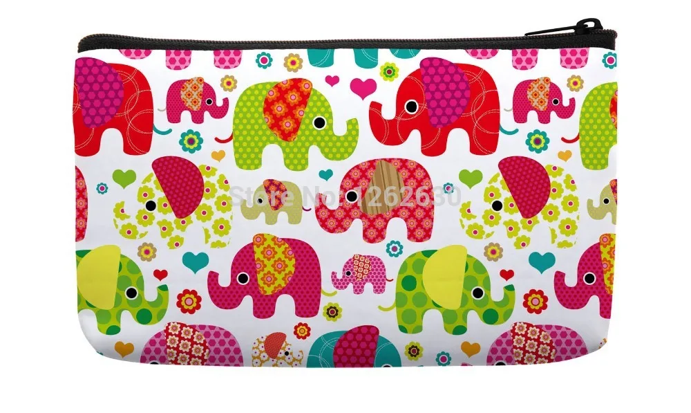 Colorful Seamless Retro Elephant Kids Pattern Print ...